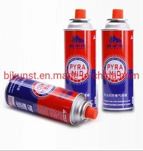 Empty Butane Gas Bottle Butane Gas Canister Metal Tin Can Metal Material