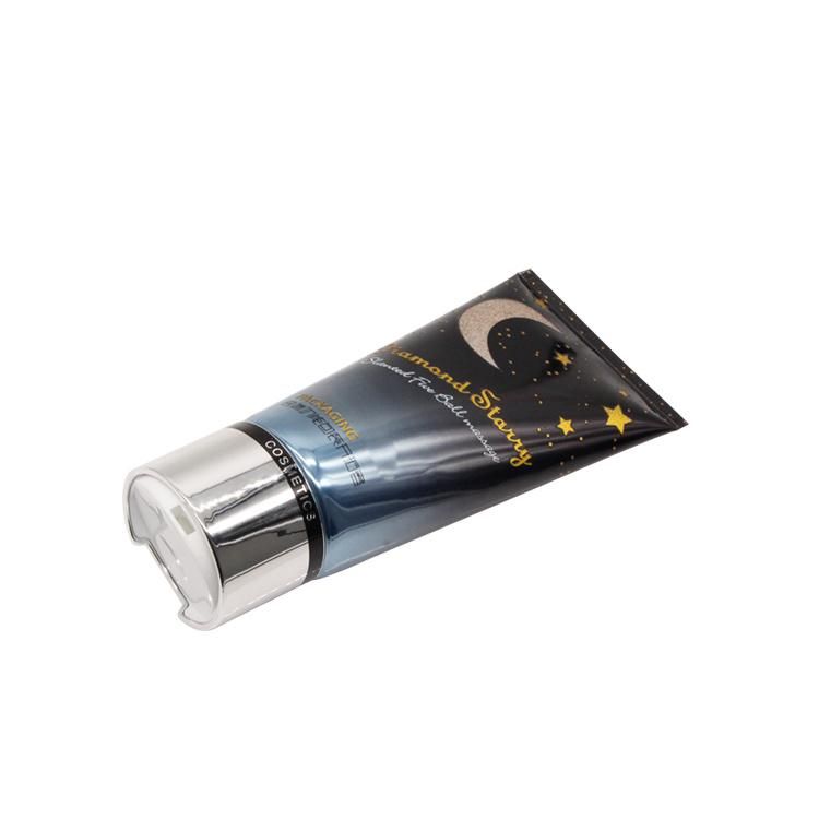 Squeeze Cosmetic Packaging Tubes with Disc Top Cap