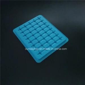 Blue Electronic Plastic Blister Tray