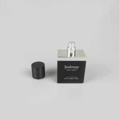 Square Unique 50ml Empty Perfume Bottles Glass Bottle