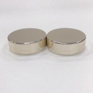 Golden Color Shiny Line Plastic Aluminum Screw Cap for Glass Jar