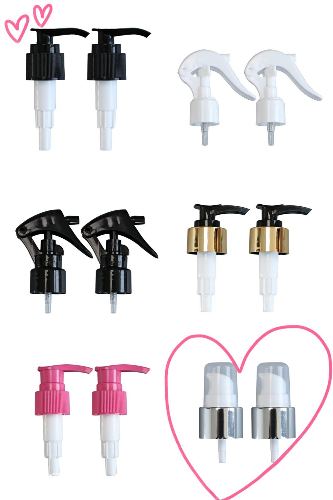 High Quality 24/ 410, 28/ 410 Plastic PP Liquid Dispenser Cosmetic Colorful Hair Care Body / Care Screw Lotion Pump