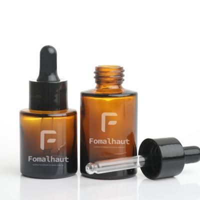 Cosemtic Serum Free Sample Amber Dropper Bottle