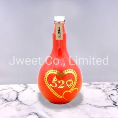 750ml Custom Decal Printing Liquor Tequila Glass Bottle