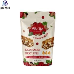 Custom Printing White Kraft Paper Bag Snack Food Packaging Bag