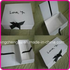 Paper Foldable Box with Magnetic Closure (Paper Box with Ribbon)