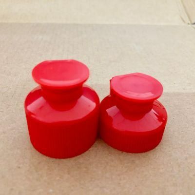 Factory Fast Delivery Red Color Plastic Detergent Flip Top Screw Cap for Liquid Bottle Made in China