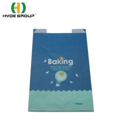 Eco Friendly Food Grade Food Packaging Kraft Paper Bread Bag with Window