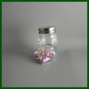 Bear Shaped Glass Candy Jar Gift Glass Jar with Cap