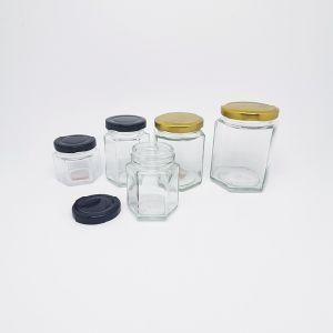 380ml 500ml 730ml High Quality Square Honey Jam Glass Jar/Storage Bottles with Metal Lid Transparent Chili Sauce Glass Container