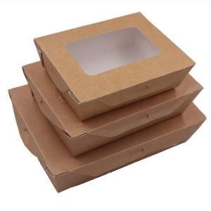 Disposable Food Containers Restaurant Use Customized Fast Food Packaging Take out Fast Food Box