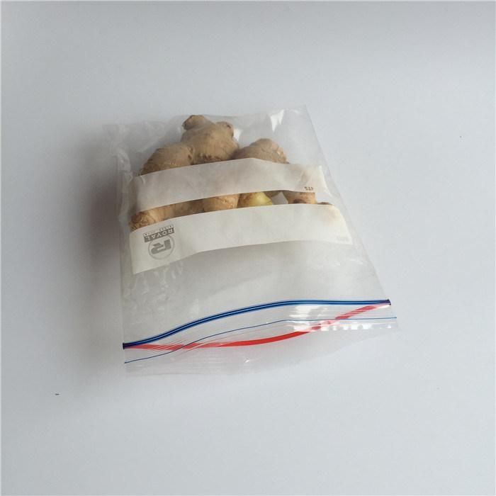 BPA Free Food Grade Resealable Sandwich Zip Lock Bag with Colorful Zips