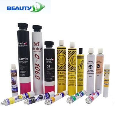 Aluminum Collapsible Watercolors Egg Tempera Packaging Tube