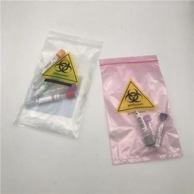 Disposable Autoclave Laboratory Biohazard Specimen Transport Collection Bags