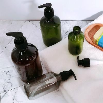 Amber Grey Luxury Eco Friendly Hand Soap Body Wash Pet Plastic Pump Shampoo and Conditioner Bottles with Pump