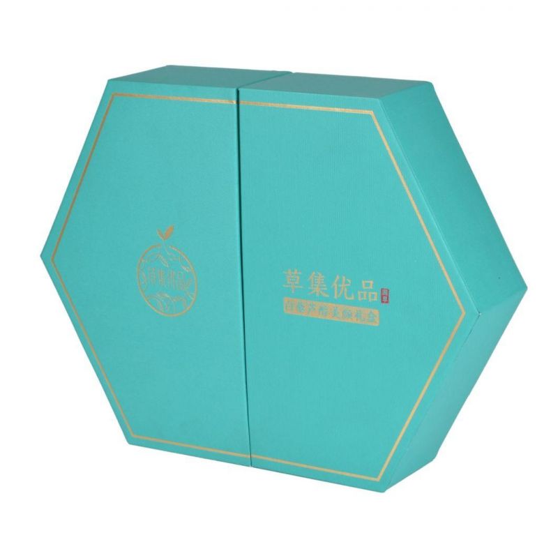 Custom Wholesale Printing Hexagon Special-Shaped Art Paper Box Luxury Cosmetics Perfume Pretty Makeup Chocolate Cardboard Beauty Package