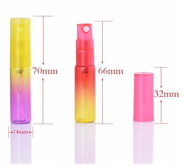 5ml/8ml Mini Portable Glass Perfume Bottle with Atomizer Empty Cosmetic Containers for Travel