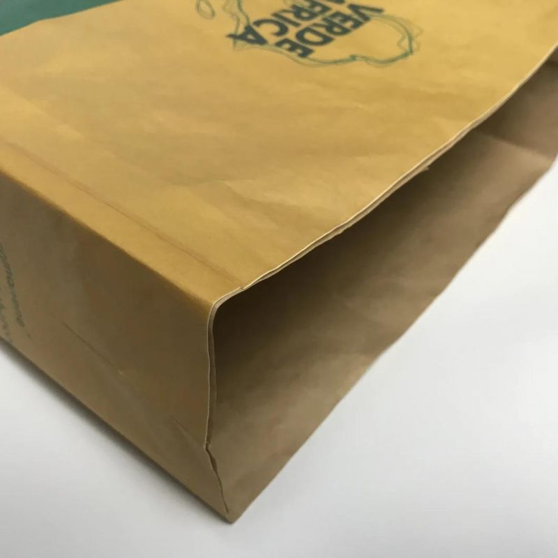 Double Kraft Paper High Quality 7lb 10lb 15lb 20lb 40lb 2kg 3kg 5kg 8kg Charcoal Packaging Bag