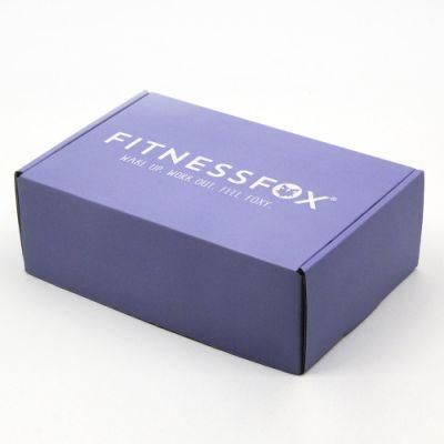 Wholesale Clothing Packaging Matt Black Shipping Box Custom Logo