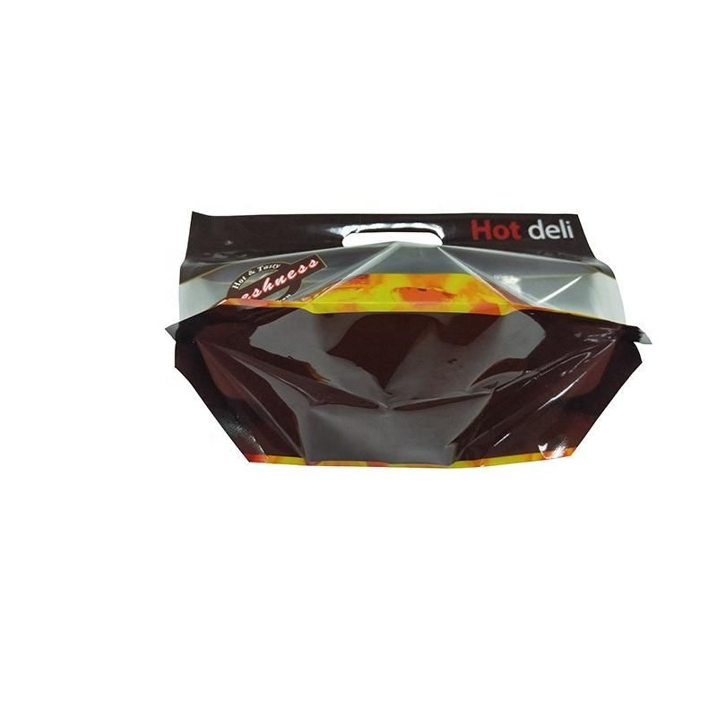 Plastic Stand up Zipper Bag for Hot Chicken Food Packaging Plastic Bag with Zipper