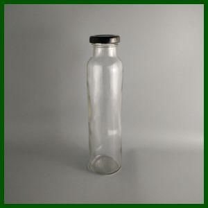 300ml Round Juice Glass Bottle with Metal Cap