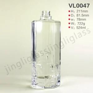 Excellent White Glass Material Vodka Bottle with Good Appearance
