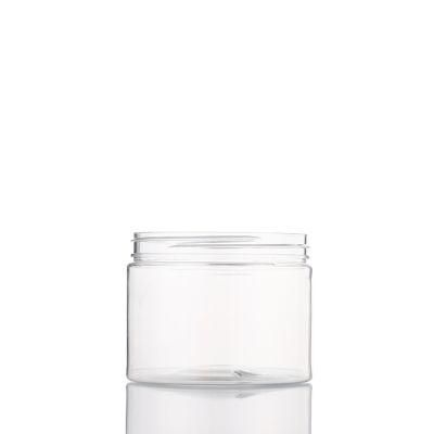 350ml Empty Transparent Pet Face Mask Jar (ZY03-A007)