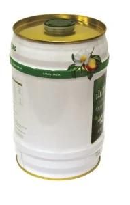 Olive Oil Packaging Round 3 Liter Edible Food Grade Oil Tin Container Free Sample Big Volume China Factory