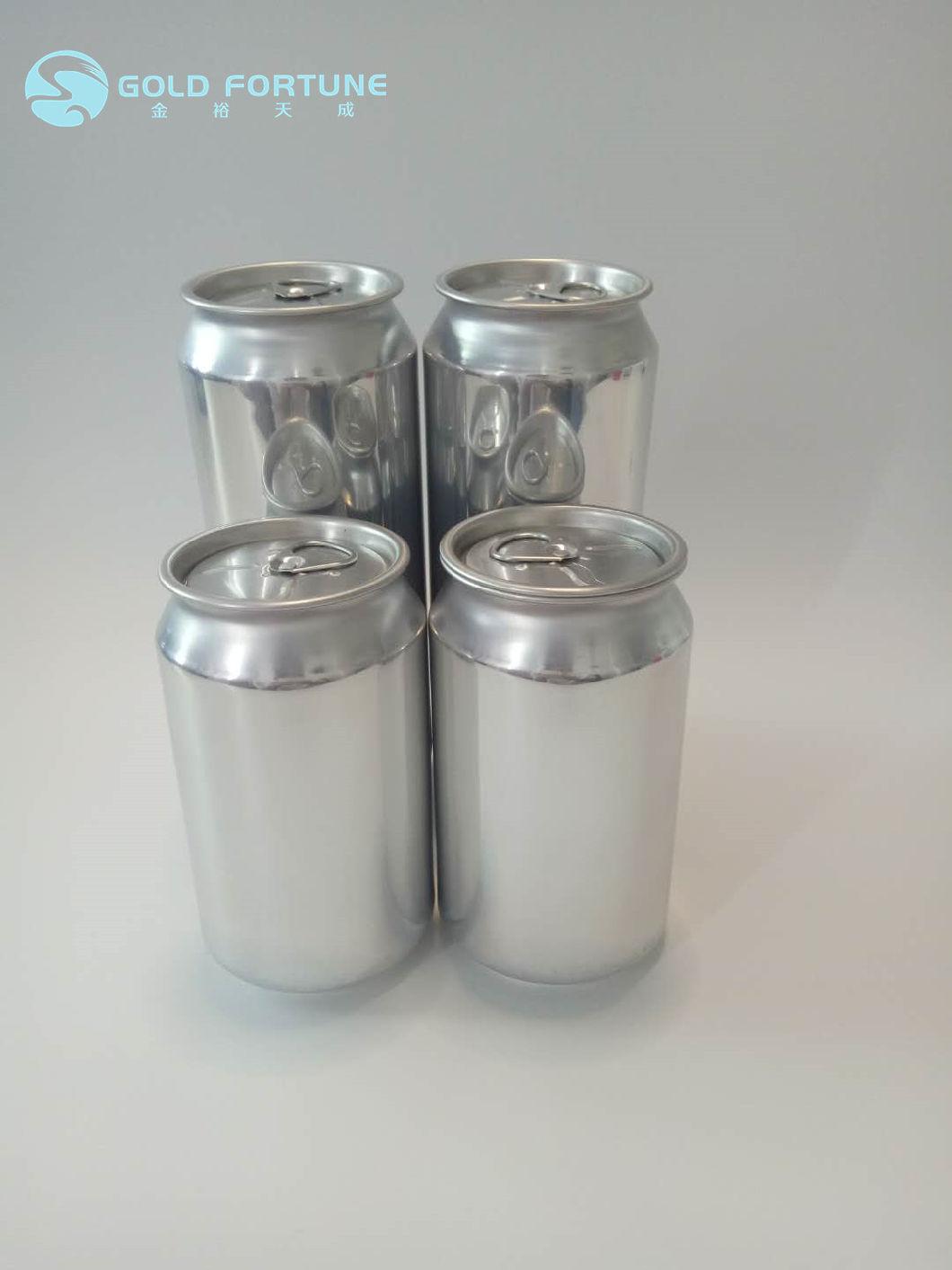 Factory Price 200ml 250ml 330ml 500ml Aluminium Beverage Beer Cans with Lids