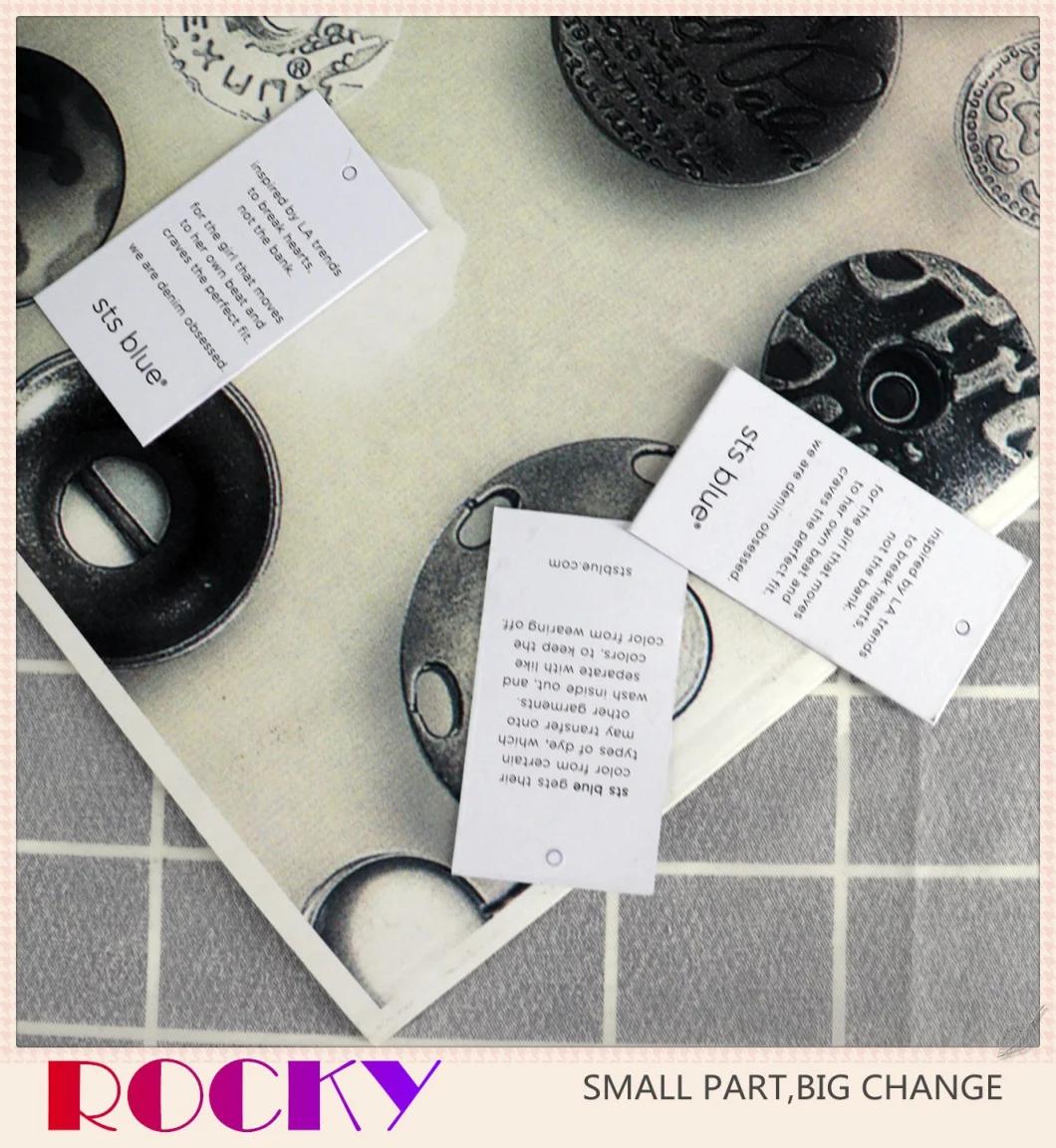 Custom Design Clothing Garment Hangtag