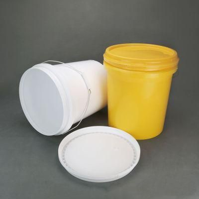 Food Grade White Round Plastic Pail Bucket for&#160; Packaging
