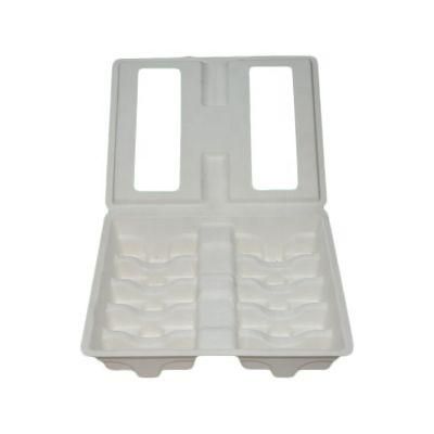 Custom Molded Paper Pulp Inner Packaging Box, Sugarcane Bagasse Box