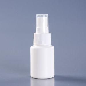 Stock Product Empty 50ml White Plastic Contiunous Fine Mist Pump Spray Bottle