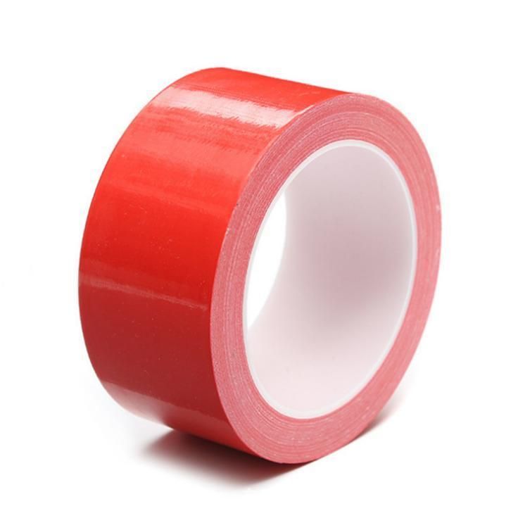 China Custom Wholesale Price Waterproof Jumbo Roll Heavy Duty White Silver Black Colored Cloth Duct Adhesive Tape
