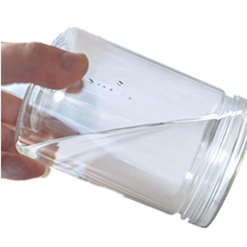 Cylinder Plastic Jar 8oz Plastic Jars with Lids