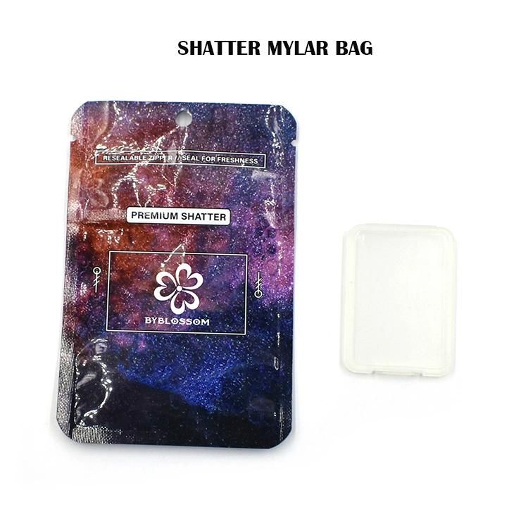 Custom Printed Child Resistant Small Mini Mylar Ziplock Bag Smell Proof Pouch
