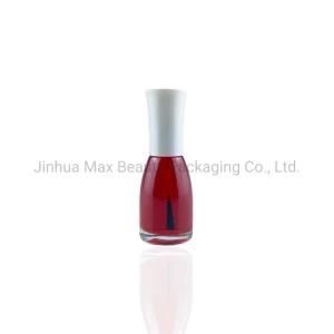 Pearl White Nail Polish Cap and Nail Plish Bottle