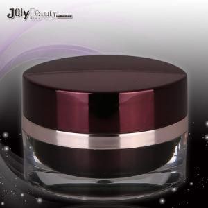 Jy220-02 30g Oval PMMA Cosmetic Jar