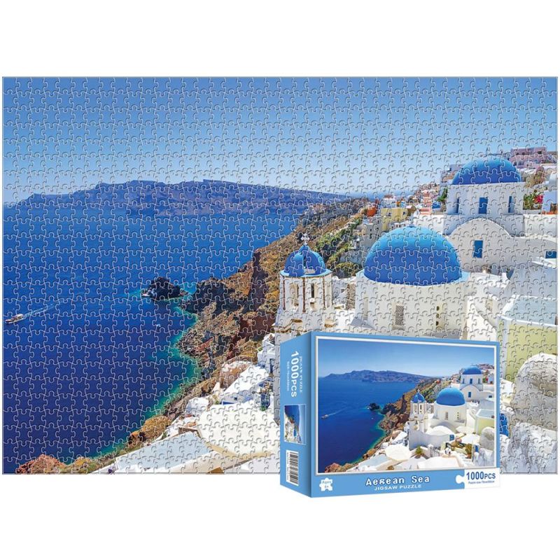 Hot Seller Indoor Toy Educational Puzzle Games Paper Adult Jigsaw Puzzle 1000 PCS