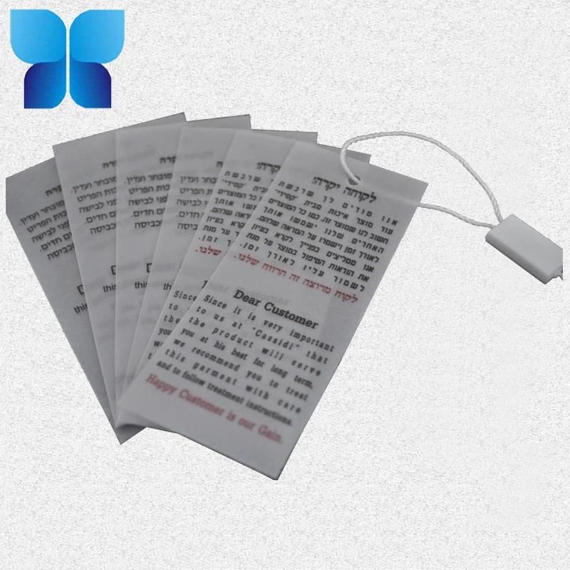 Wholesale PVC Printed Hangtag