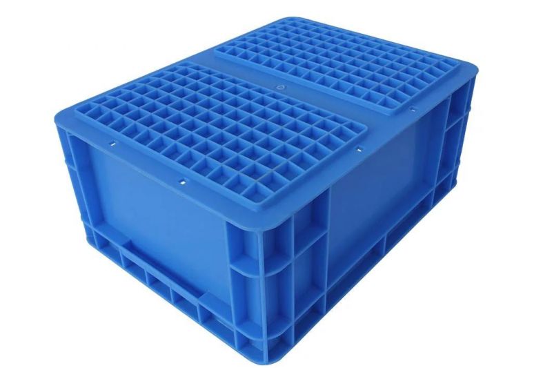 EU4316 Plastic Packaging Container EU Standard Plastic Turnover Box/Crate Industrial Plastic Turnover Logistics Box for Storage