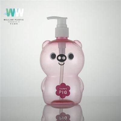 500ml Plastic Pet Empty Kid Bottle with Lotion Pump