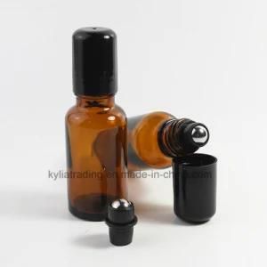 15ml Amber Glass Roll on Bottle for Essential Oil