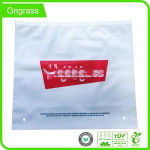 100% Biodegradable Compostable PLA Corn Starch Custom Printed Logo Zipper Clothing Bag