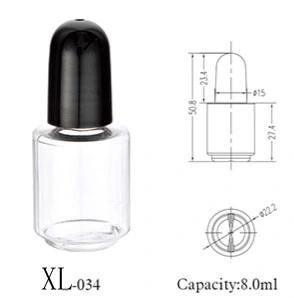 Luxury Makeup Packaging Magnetic Matte Glass Nail Polish Bottle Plastic Bottle for Makeup