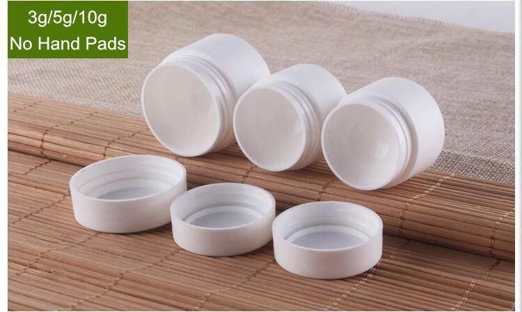 Cream Jar 5g 10g 30g 50g 80g High-End Plastic White Cosmetic Jar