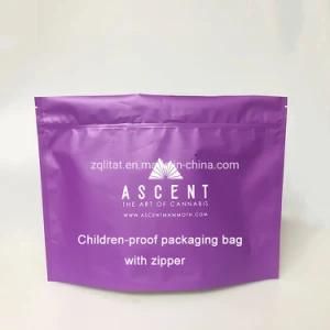 Smell Proof Tobacco Plastic Packaging Bags From China Manufacturer Childproof Plastic Packaging Bag with Zipper