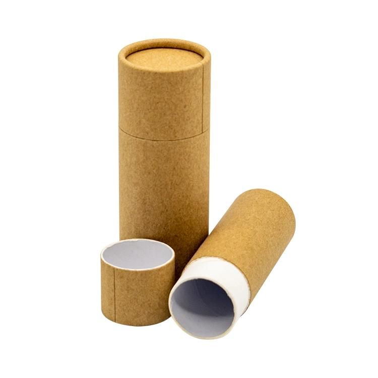 Kraft Paper Cardboard Lip Balm Deodorant Container Paper Tube