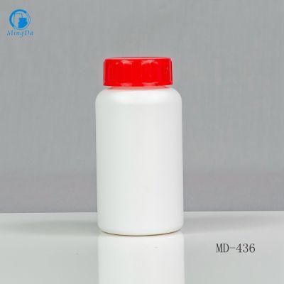 Food Grade HDPE White 225ml Round Bottle MD-867