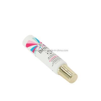 Bb and Cc Cream 10ml Gold Plating Screw Cap Cosmetic Packaging Tube